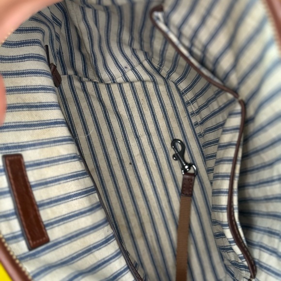 Dooney & Bourke Brown Textured Leather Shoulder Bag - Picture 3 of 16